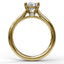 Classic Solitaire With Peek A Boo Diamond 3407 - Chalmers Jewelers