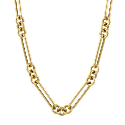 Doves 18k Yellow Gold Paperclip Chain STRETCH-3-18