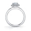 Modern Halo Engagement Ring SY293 - Chalmers Jewelers