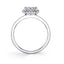 Modern Oval Engagement Ring With Halo SY293-OV - Chalmers Jewelers
