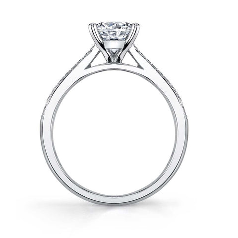 Round Solitaire Engagement Ring SY821 - Chalmers Jewelers