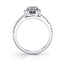 Classic Halo Engagement Ring SY854 - Chalmers Jewelers