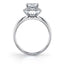 Modern Halo Engagement Ring SY859 - Chalmers Jewelers