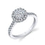 Sylvie Classic Engagement Ring Two Tone SY999-RB-TT