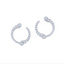 KWIAT Eclipse Earrings with Diamonds E-2491-0-DIA-18KW