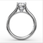 Fana Classic Cathedral Solitaire Engagement Ring 4014