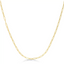 14k Yellow Gold Paperclip Link Chain Necklace 18" 2mm