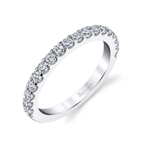 Classic Shared Prong Wedding Band BS1362 - Chalmers Jewelers