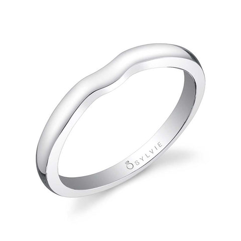Shiny Shank Wedding Band BSY904 - Chalmers Jewelers