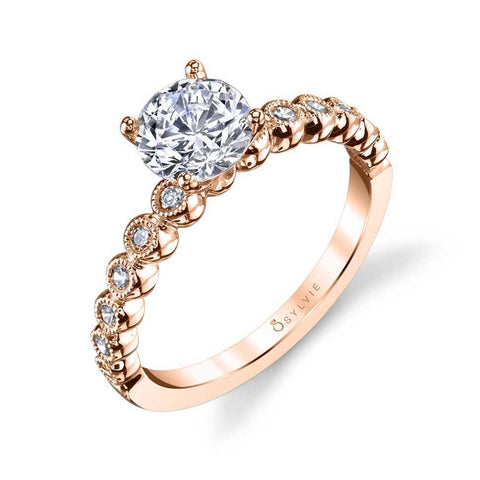 Round Solitaire Engagement Ring S1512 - Chalmers Jewelers