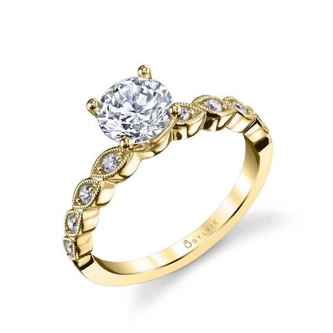 Round Solitaire Engagement Ring S1516 - Chalmers Jewelers