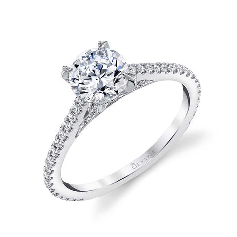 Round Solitaire Engagement Ring SY471 - Chalmers Jewelers