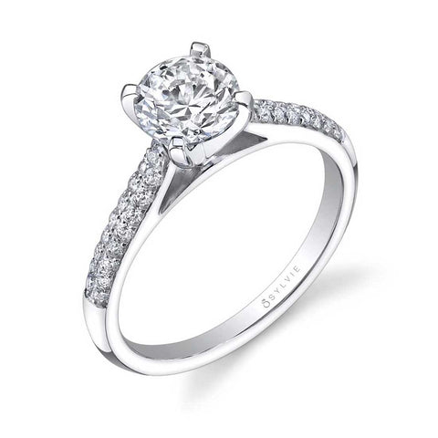 Round Solitaire Engagement Ring SY768 - Chalmers Jewelers