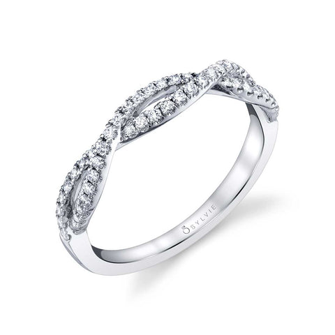 Spiral Wedding Band BS1851 - Chalmers Jewelers