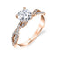 Spiral Engagement Ring S1851 - Chalmers Jewelers