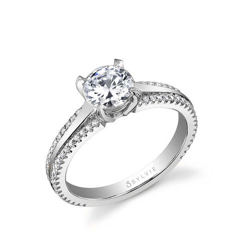 Unique Solitaire Engagement Ring SY455 - Chalmers Jewelers