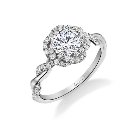 Unique Spiral Engagement Ring S1703 - Chalmers Jewelers
