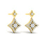 Vlora Estrella 14k Yellow Gold and Diamond Earrings VER60698