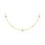 Vlora Estrella 14k Yellow Gold and Diamond Station Necklace VN60226