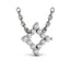 Vlora Besito 14k White Gold and Diamond Necklace VP60095