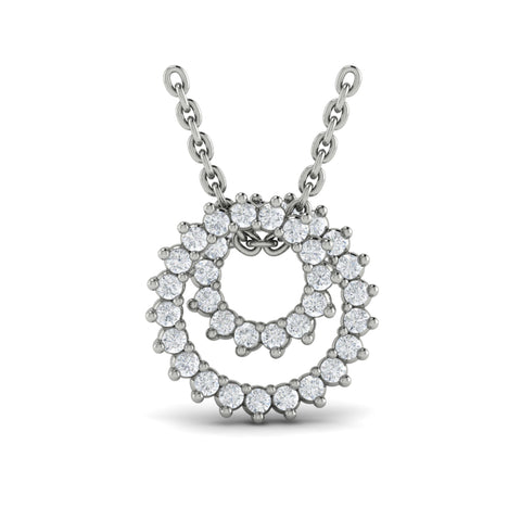 Vlora Marisol 14k White Gold and Diamond Necklace VP60159
