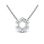 Vlora Serafina 14k White Gold and Diamond Necklace VP60329