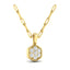 Vlora Serafina 14k Yellow Gold and Diamond Necklace VP60701
