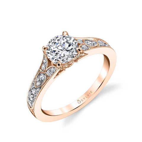 Vintage Inspired Engagement Ring S1389 - Chalmers Jewelers