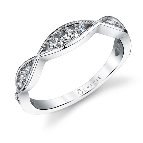 Vintage Inspired Wedding Band BS1014 - Chalmers Jewelers