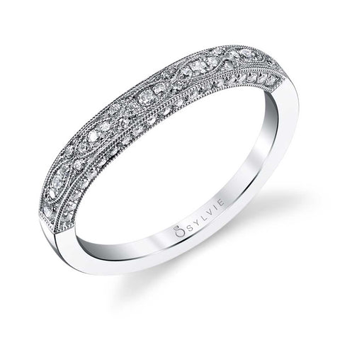Vintage Inspired Wedding Band BS1132 - Chalmers Jewelers