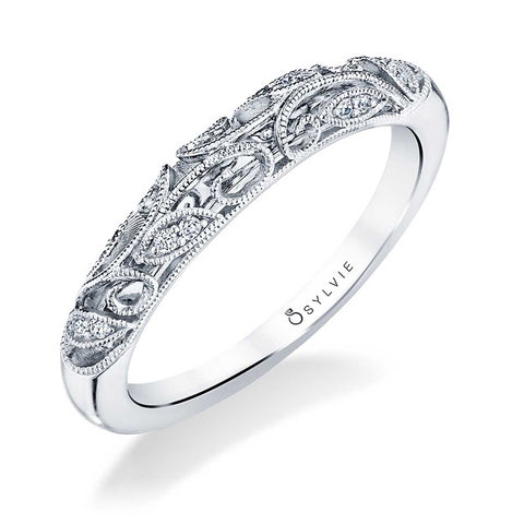 Vintage Inspired Wedding Band BS1392 - Chalmers Jewelers
