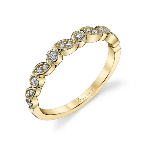 Sylvie Stackable Band - B0018 - Chalmers Jewelers