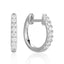 Luvente 0.22ctw Diamond Hoop Earrings E02758