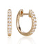 14k Gold Diamond Hoop Earrings - Chalmers Jewelers