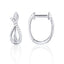 Luvente 14k Gold Mini Diamond Hoop Earrings E03853