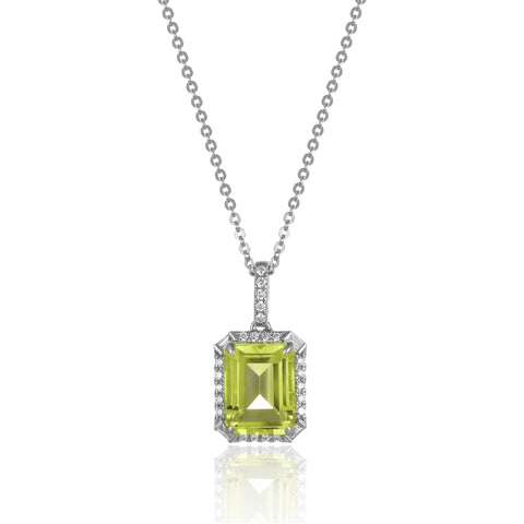 Peridot 14kt Gold Necklace