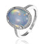 Luvente Opal 14kt White Gold Ring R03958