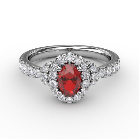 FANA Pure Perfection Ruby and Diamond Ring R1604R