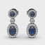 FANA Sapphire and Diamond Dangle Earrings ER1624S