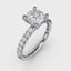Fana Classic Pave Round Cut Engagement Ring S3846