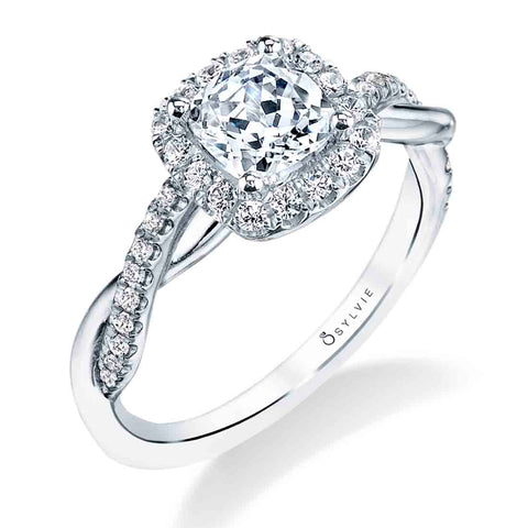 Cushion Cut Engagement Ring S1724 - CU-CH - Chalmers Jewelers