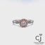 0.39ctw Round Natural Diamond Engagement Ring