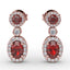 FANA Ruby and Diamond Dangle Earrings ER1624R