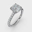 Fana Classic Cushion Cut Solitaire With Hidden Halo 3026