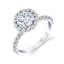 Halo Engagement Ring S1P14 - RB - Chalmers Jewelers