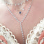 Diamond Bezel Chain Necklace With Pave Charm