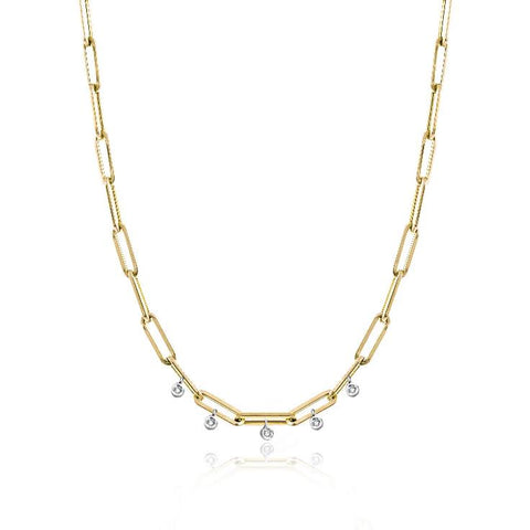 Chunky Chain Diamond Necklace