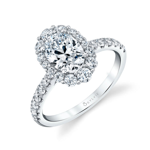 Oval Engagement Ring S1848 - OV - Chalmers Jewelers