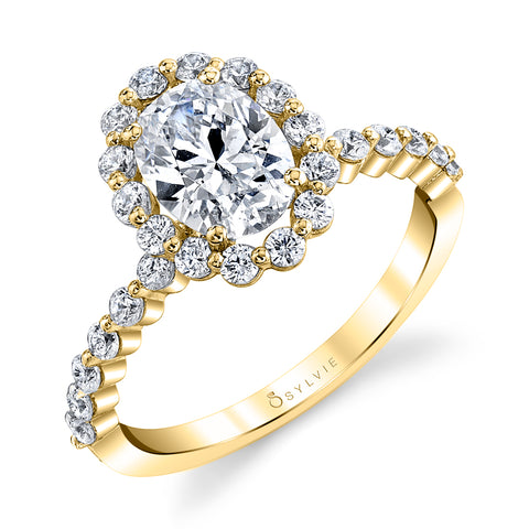 Oval Engagement Ring S1P14 - OV - Chalmers Jewelers