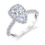 Pear Shaped Engagement Ring S1P14 - PS - Chalmers Jewelers